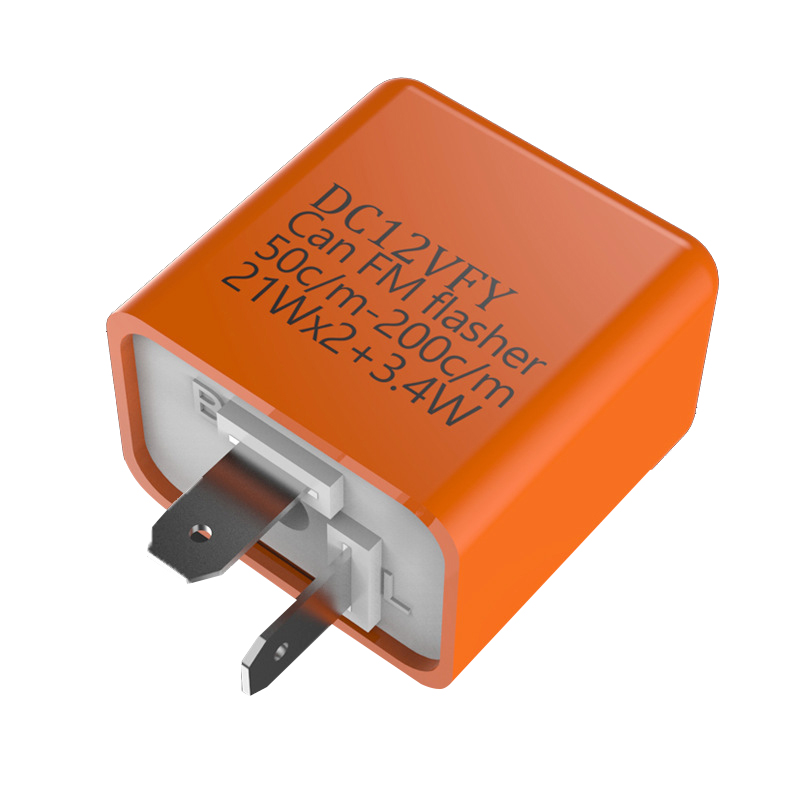 Relé intermitente LED de 12V, frecuencia ajustable de luz de señal de giro, relés intermitentes de 2 pines para accesorios de motocicleta