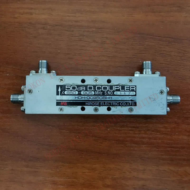 50 дБ, 850 МГц — 905 МГц, муфты от 850 МГц до 905 МГц с разъемами HDH-00950BI-H HIROSE HRS COUPLER