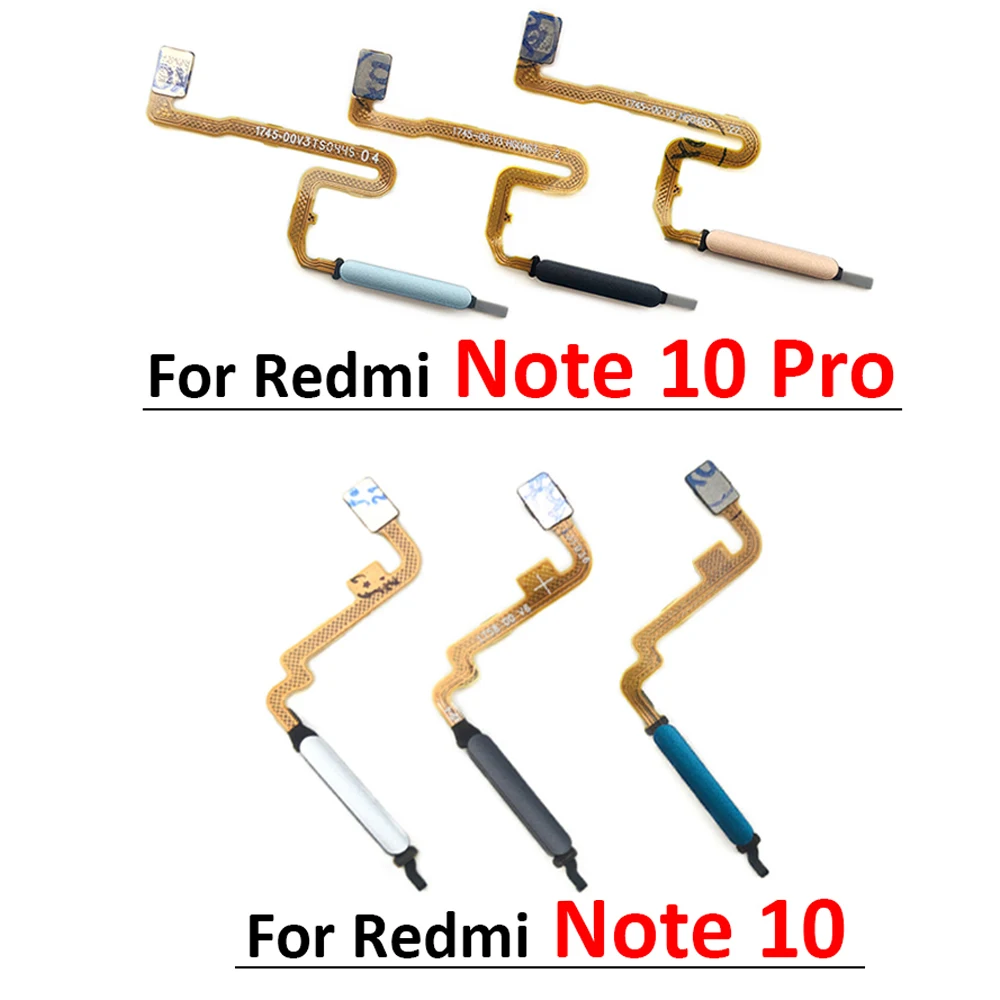 ลายนิ้วมือสําหรับ Xiaomi Redmi หมายเหตุ 9 10 Pro 9s Poco X3 Pro M3 ปุ่ม Home ลายนิ้วมือเมนูสุทธิ Key Sensor Flex Cable