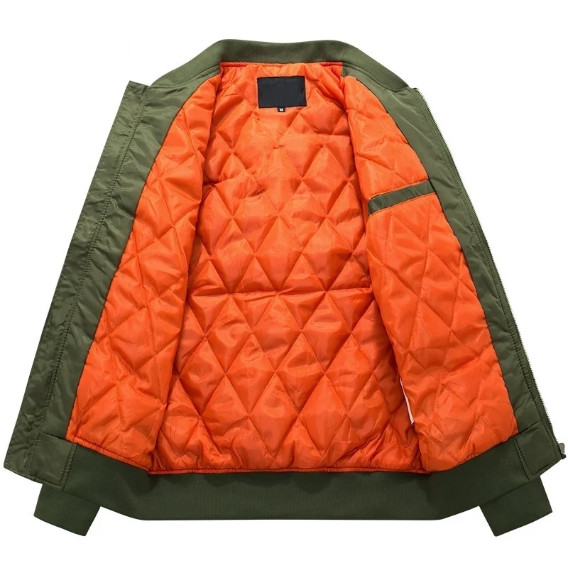 Chất Lượng Cao Ma1 Dày Và Mỏng Xanh Quân Đội Quân Xe Máy Ma-1 Aviator Phi Công Không Quân Nam Áo Khoác Bomber Nam plus Kích Thước 8XL
