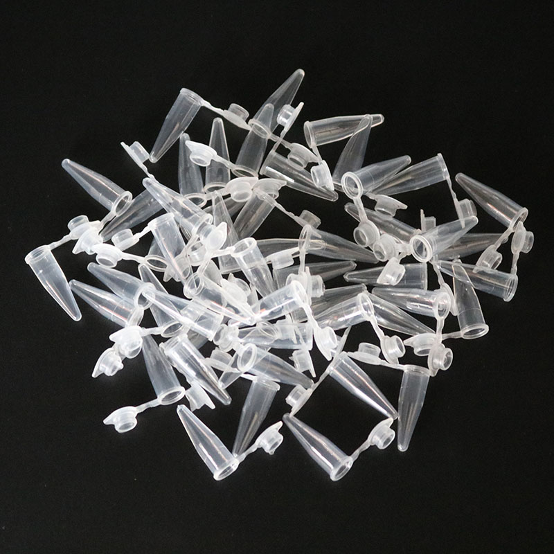 マイクロチップ0.2 ml,50本の透明なプラスチックチューブ,実験室試験用アクセサリー