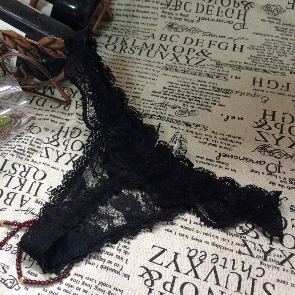 Tanga Sexy de encaje para mujer, ropa interior, bragas, parte trasera en T, envío gratis, 1 lote, zhx71