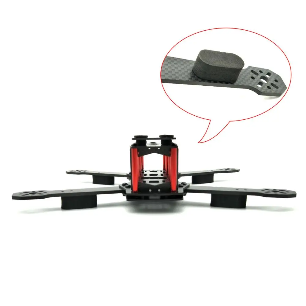 24 Chiếc FPV Bọt Biển Thảm Bãi Đổ Bộ Chống Rung Bọt Băng Dính Cho X QAV-X Quadcopter Multicopter Khung