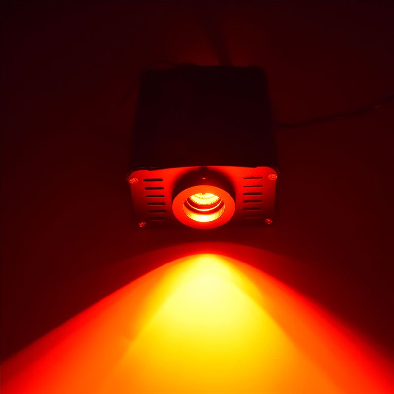 1X APP Bluetooth-Steuerung 16W RGBW LED Fiber Optic Light Engine Driver mit 28-Tasten-RF-Fernbedienung für RGB-Deckenstern