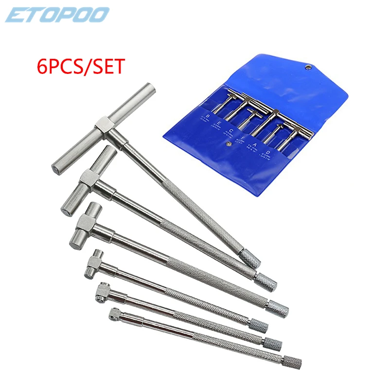 8-150Mm (5/16 "-6") kẹp Điện Thoại Đồng Hồ Đo Bộ 6 Cái Nội Bộ Đồng Hồ Đo 4 Lỗ Đồng Hồ Đo Nhanh Chóng Bên Trong Số Đo Lỗ