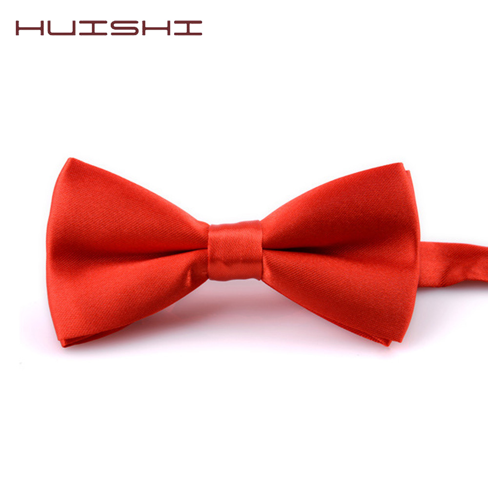 HUISHI 34 Farben Solide Mode Bowties Bräutigam Kinder Formale Bunte Kinder Krawatte Grün Ehe Schmetterling Hochzeit Bogen krawatten
