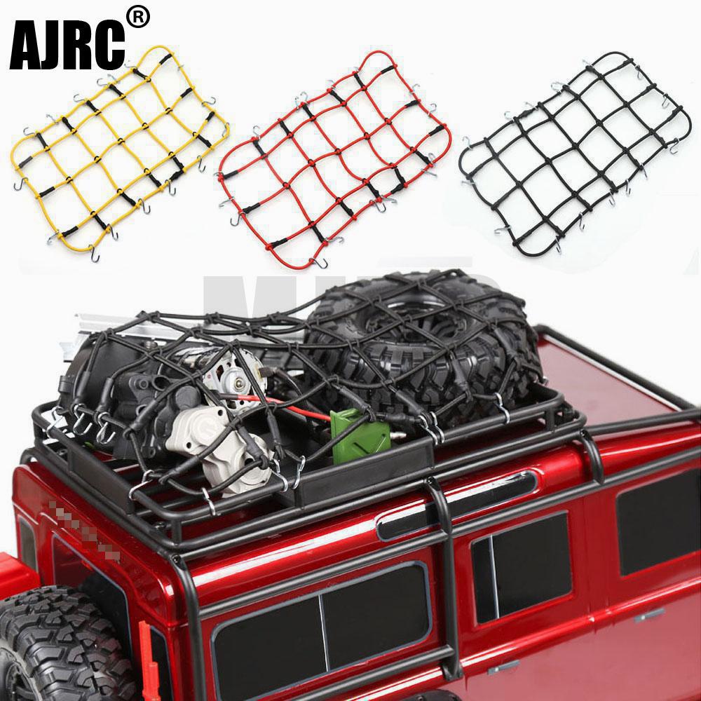 AJRC RC-Autozubehör, 6 Farben, elastisches Gepäcknetz für 1/10 RC Crawler SCX10 90046 Tamiya CC01 D90 Trax TRX-4 TRX4 Defender