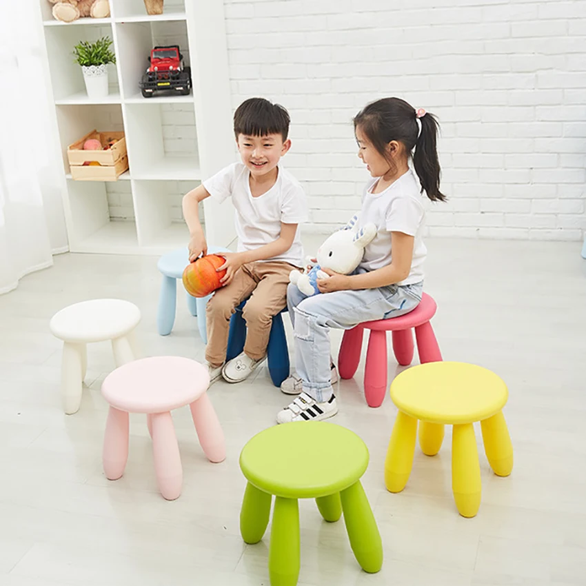 LazyChild Tròn Trẻ Em Phân Cho Bé Mẫu Giáo Học Phân Làm Dày Nhựa Ghế Chơi Game Có Thể Tháo Rời, Cho Trẻ Em Người Lớn