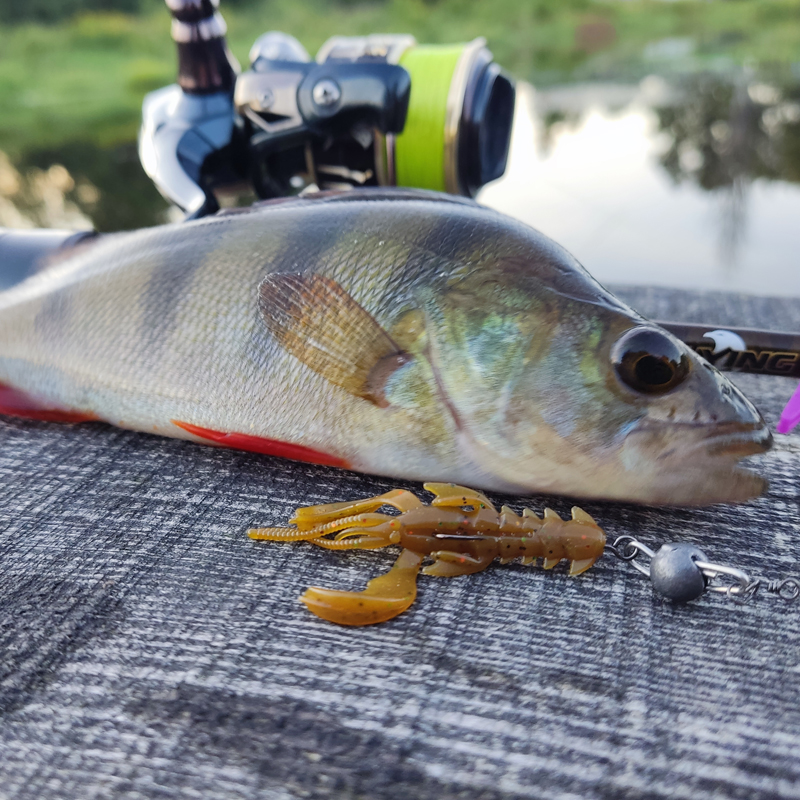 Supercontinent Crazy Lures 65 mm/10 Stück 40 mm/20 Stück Weicher Köder Angelköder Garnelen Hummer Weicher Kunststoffköder Angelköder