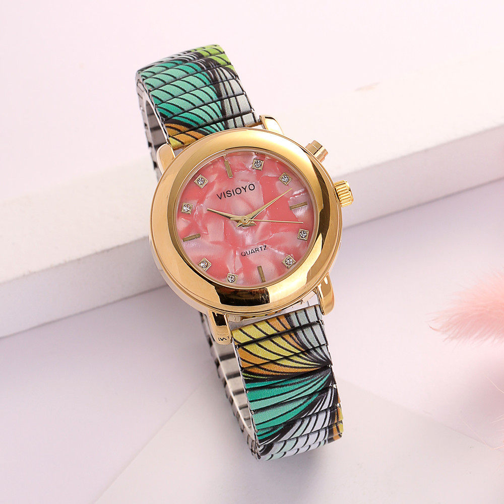 French Talking Watch with Alarm Function for Ladies, Speaking Date and Time