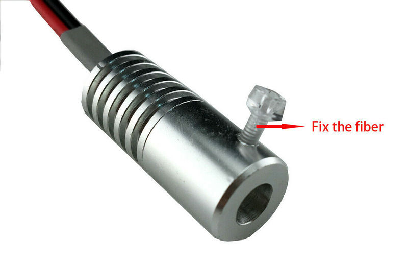 DC12V 3W Đèn 10 Màu Sắc Mini Đèn Led Chiếu Sáng Cho 3Mm (D) Bên Phát Sáng Sợi Quang Đèn Xe Nhà Bầu Không Khí Chiếu Sáng DIY