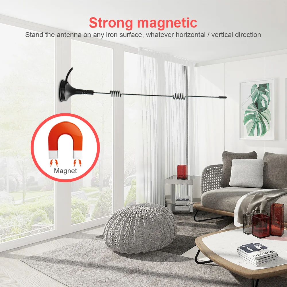 Antena de extensão wi-fi 2.4g, cabo extensor de 3m /10m, 5dbi, ganho de dobradiça, para boaixion, sem fio, ptz, bala, câmera ip