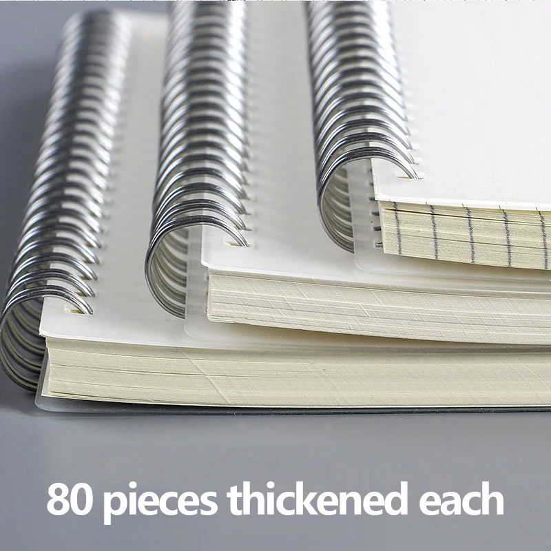 A5 A6 B5 Libro a spirale Bobina Notebook To-Do Foderato DOT Griglia vuota Carta Ufficiale Diario Sketchbook Per materiale scolastico di cancelleria
