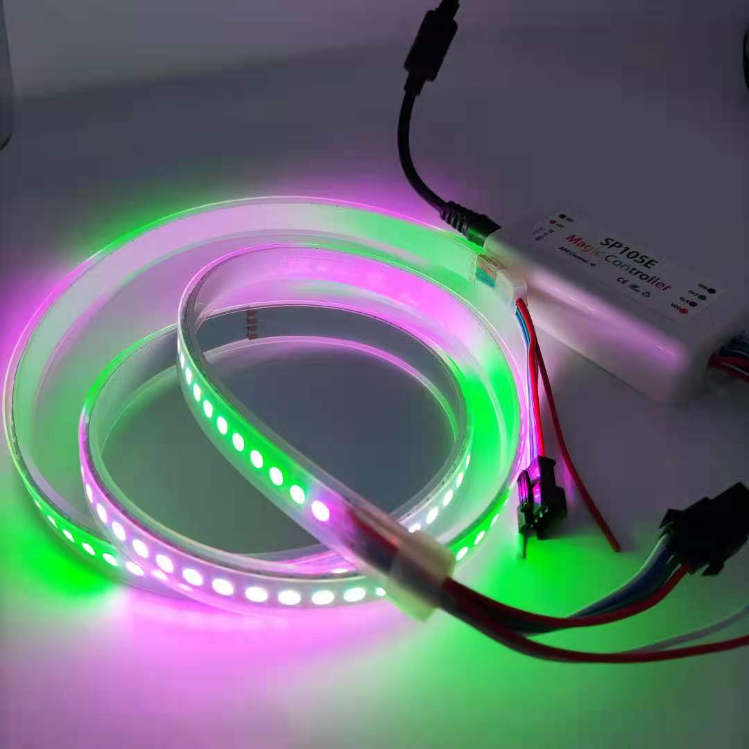 12V LED Piksel Strip Dream Magic Color WS2815B 5050RGB LED Strip 1 Led A Cut Unit 30 60 144 Led/M Alamat + Kontrol + Adaptor