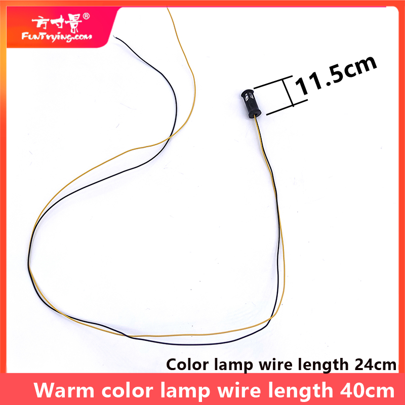 3/5pcs Model Lawn Lamp model Garden Lighting DIY Sand Table Landscape Mini Dioramas Grass Yard Lamppost Doll House Decoration