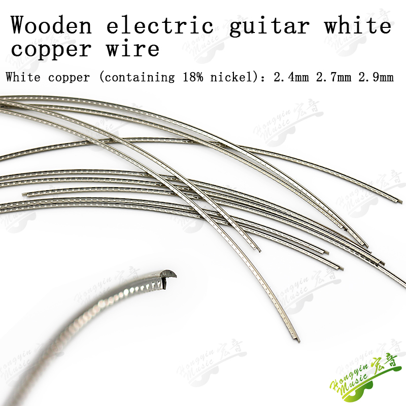 Trastes de diapasón, cable de traste para guitarra acústica, trastes de latón/cuproníquel/acero inoxidable 2,0/2,2/2,4/2,7/2,9/3,2mm L260mm