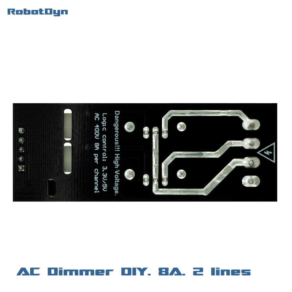 Module variateur de lumière AC, 2 canaux, logique 3,3 V/5 V, AC 50/60 Hz, 220 V/110 V