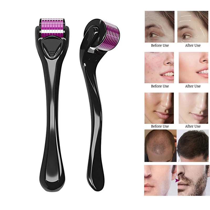 Derma Roller DRS 540 Micro Kim Chăm Sóc Da Điều Trị Da Đầu Tóc Râu Mọc Lại Chống Nhăn Thâm Sẹo Agulha mento Mezoroller 0,2 0,25 0,3 0,5 0,75 1,0 1,5 2,0 2,5 3,0