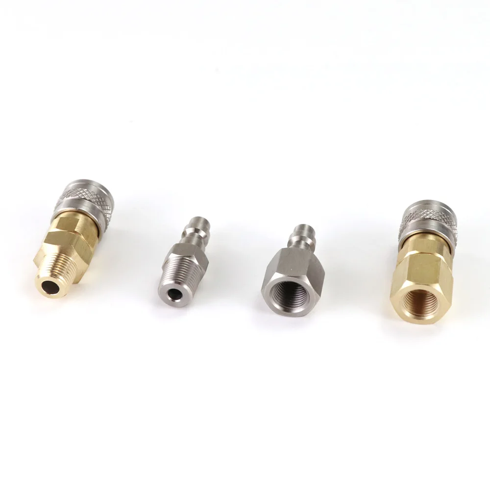 ใหม่ Foster Quick Disconnect Coupler สแตนเลสชายปลั๊ก22-2หรือ23-2หญิง Coupler 2202หรือ2302(1/8 Npt Thread)