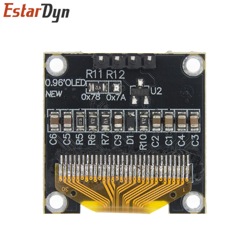 0.96 Inch IIC SPI Nối Tiếp 7/4Pin Trắng/Xanh/Vàng Xanh/Vàng Màn Hình Hiển Thị OLED Mô Đun SSD1306 màn Hình LCD 12864 Bảng Cho Arduino