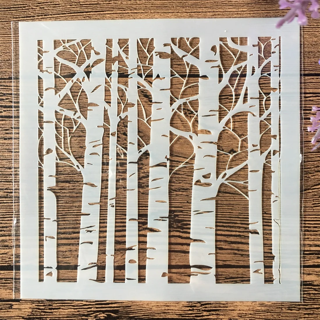 8 Cái/Bộ 13Cm Cây Lá Bạch Quả Nụ Tự Làm Lớp Dựng Stencils Tranh Sổ Lưu Tô Màu Nổi Album Trang Trí Bản Mẫu