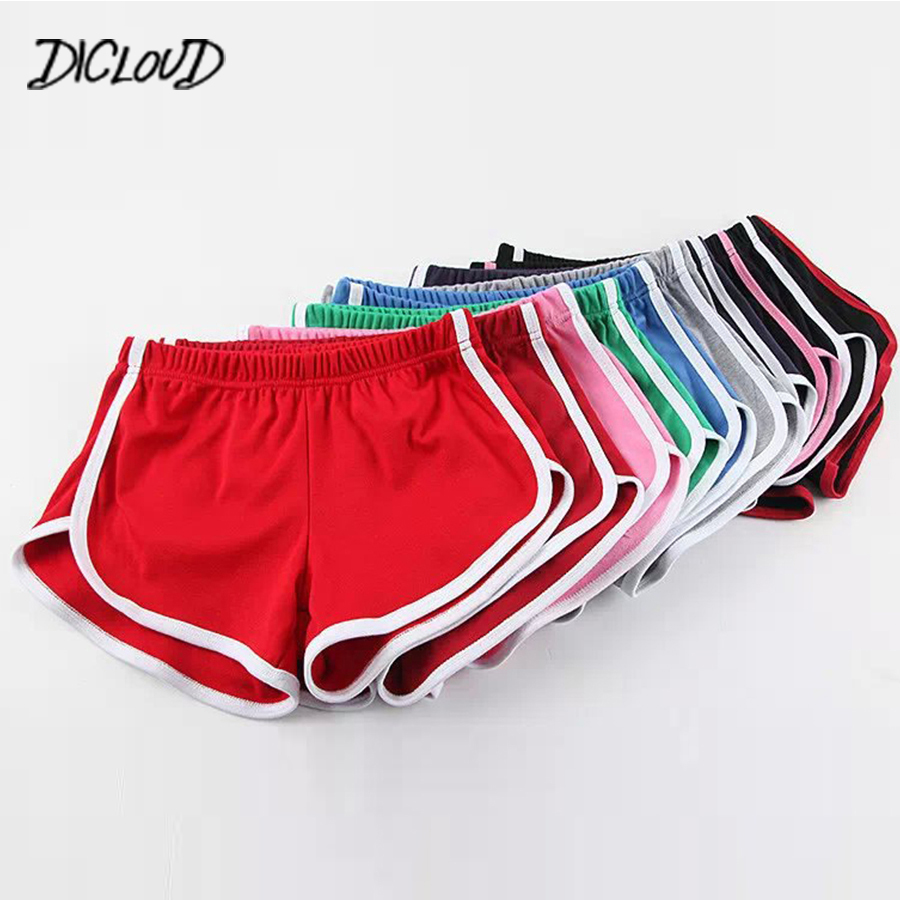 DICLOUD, pantalones cortos informales de cintura elástica a la moda para mujer, pantalones cortos blancos y negros de cintura alta, ropa corta Sexy para playa Harajuku 2024 para mujer