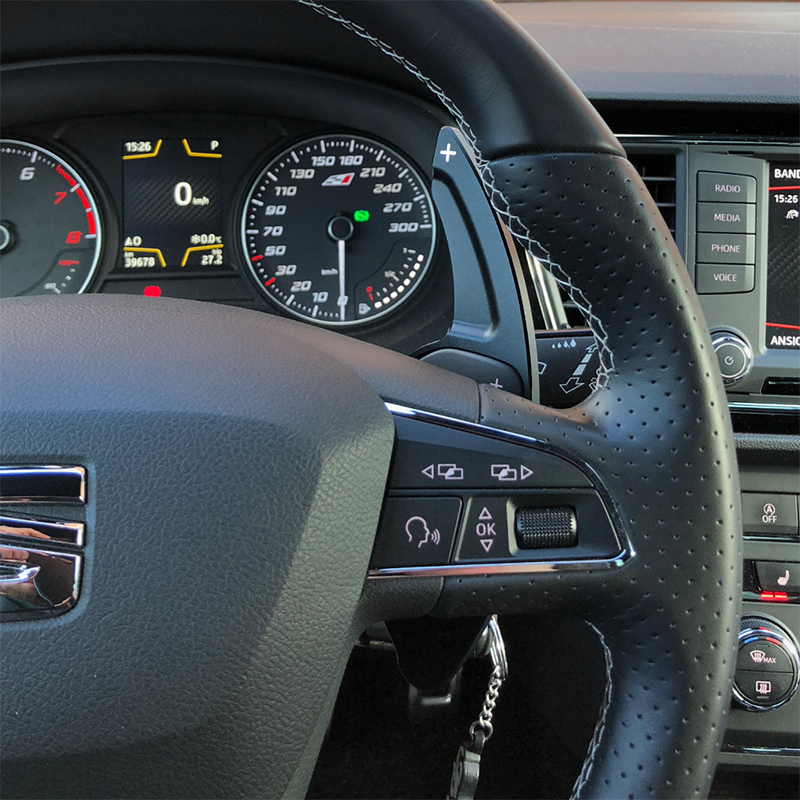 Stuurwiel Paddle Shifter Uitbreiding Voor Seat Leon Cupra 5F Ibiza 6F Arona Ateca Leon St Alhambra Aluminium Shift Paddle blade