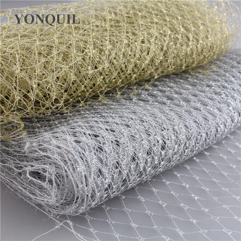 Braut Vogelkäfig Schleier 23CM Breite für Hochzeit Kopfbedeckung Netz DIY Haarschmuck Hüte Schleier Stoff Fascinator Mesh Material