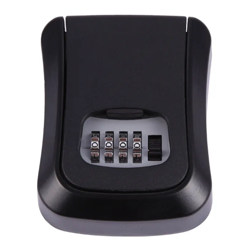 Caja de Seguridad para llaves montada en la pared, resistente a la intemperie, combinación de 4 dígitos, almacenamiento de llaves, interior