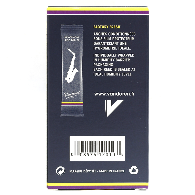 Французский классический синий саксофон Vandoren Eb