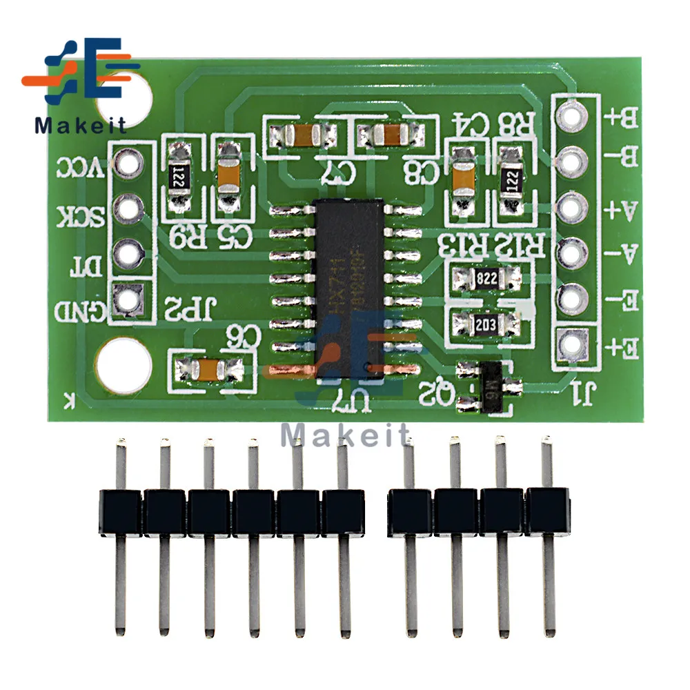 Módulo AD HX711, Sensor de peso, 1kg, 2kg, 3kg, 5kg, 10kg, 100g, módulo de celda de carga, herramientas de medición del Sensor de presión de pesaje