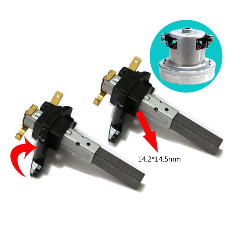 2pcs Vacuum Cleaner Electric Motor Carbon Brushes Accessories Durable Household M2EE