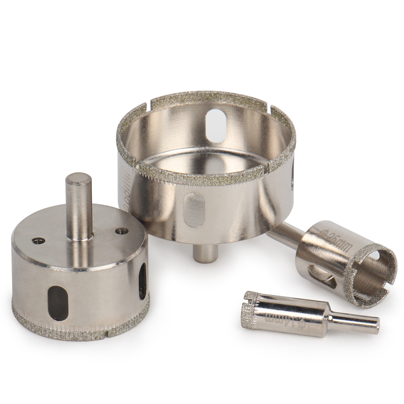 3-200Mm 1 Vòng Vỏ Lỗ Thấy Tráng Kim Cương Lõi Nề Dụng Cụ Kính Đá Cẩm Thạch dụng Cụ Mở Đá Ceramic