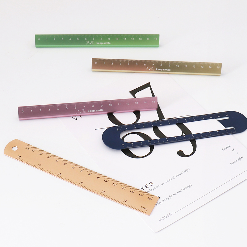 TUTU Edelstahl Metall Lineal Metric Regel Präzision Doppelseitige Mess Werkzeug 15cm Großhandel H0105