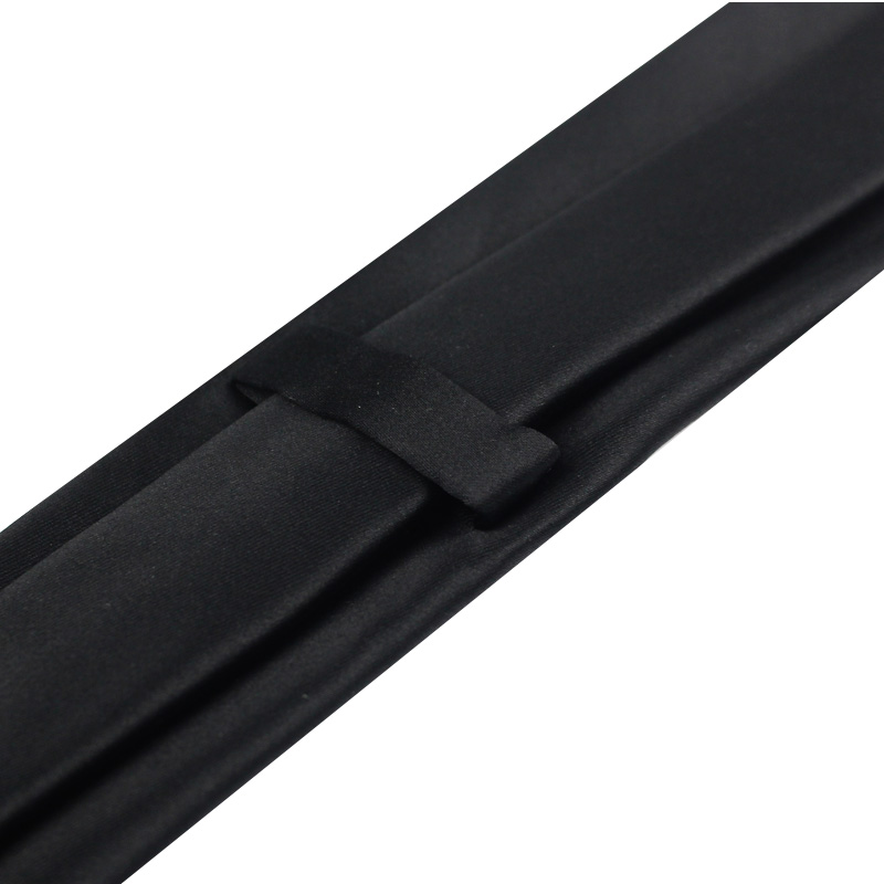 Corbatas de cuello negras para hombres y mujeres, trajes casuales, corbata sólida, corbatas delgadas para hombres, corbatas de negocios para bodas