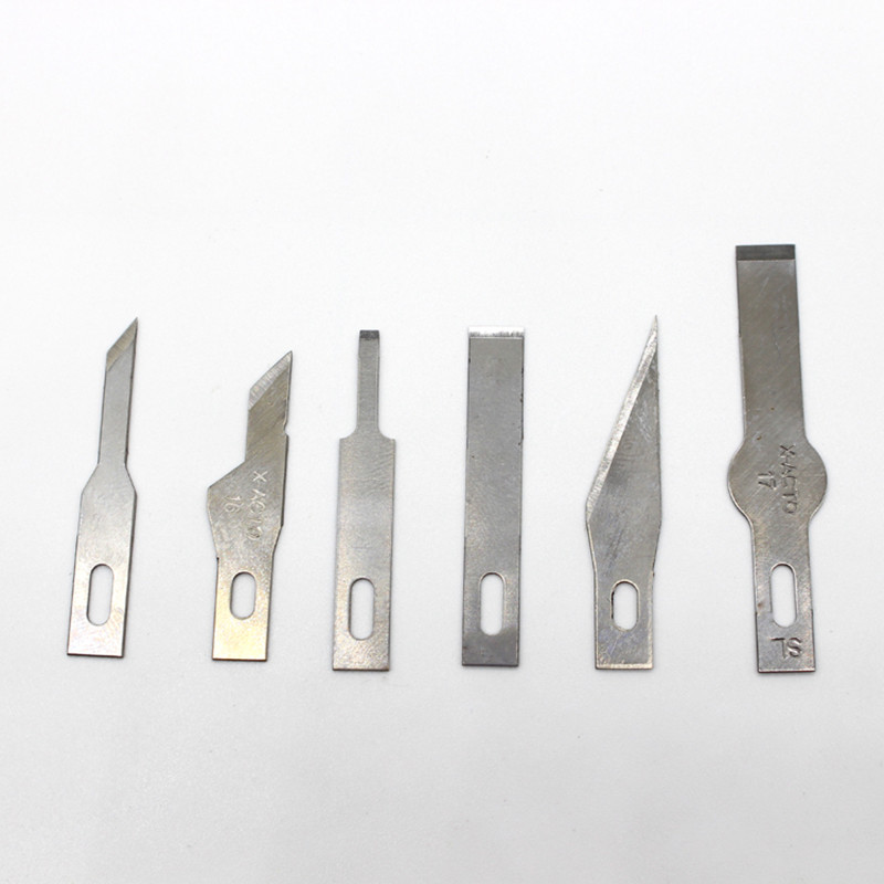 10 Cái/hộp BSD Lưỡi Dao Bằng Thép Không Gỉ Cho Nghệ Thuật Khắc Và Cắt Bộ Phim Và Cho Điện Thoại Di Động Và Keo Loại Bỏ Sửa Chữa dụng Cụ