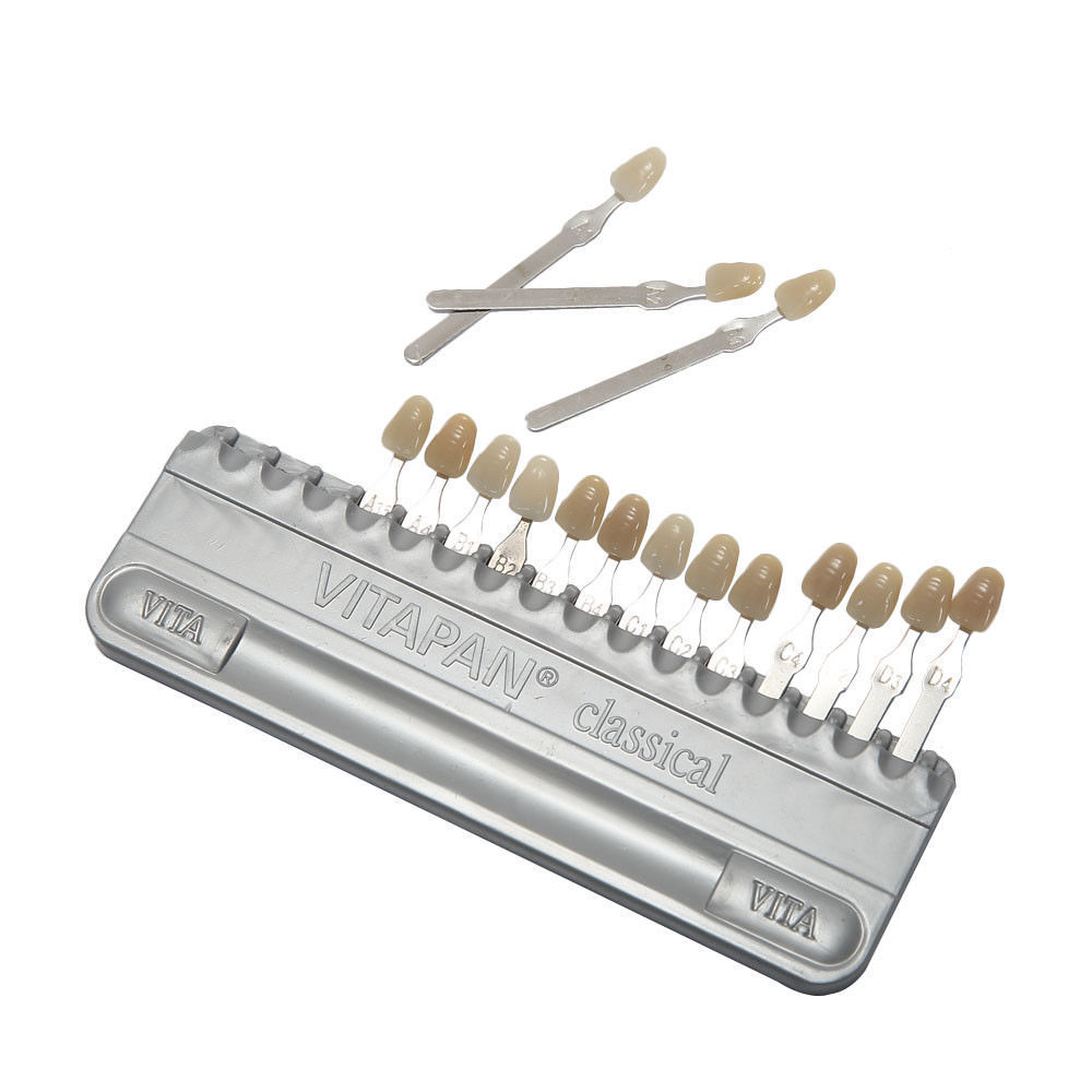 VITA 16 色歯のシェードガイド古典的な歯科機器歯ホワイトニング磁器 VITAPAN 歯モデル比色プレート