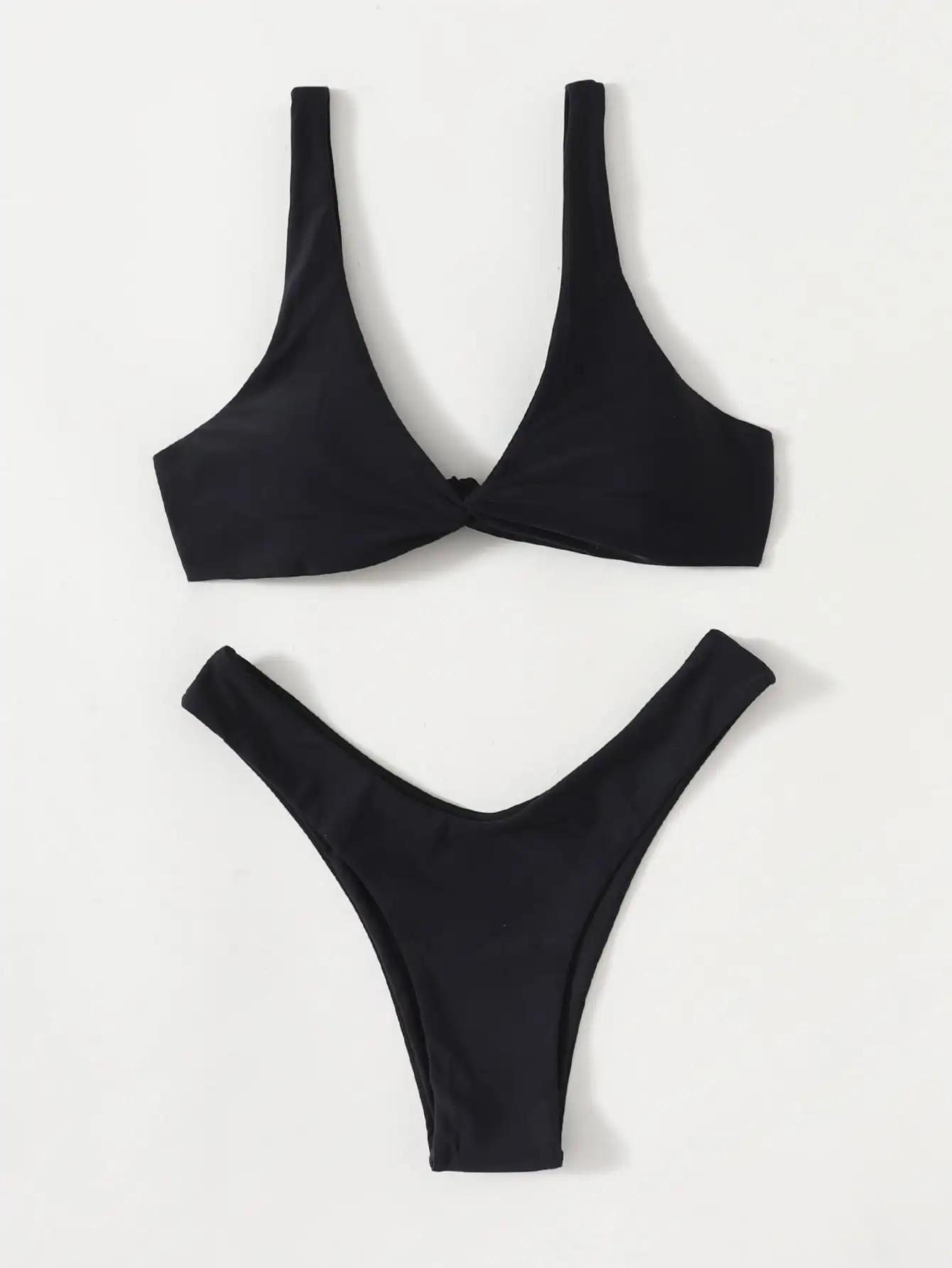 ZTVitality Solid Tie เซ็กซี่บิกินี่ 2021 ขายร้อนเบาะ Bra สูงขาผ้าพันคอ Push Up ชุดบิกินี่ชุดว่ายน้ําบราซิลผู้หญิงชุดว่ายน้ํา