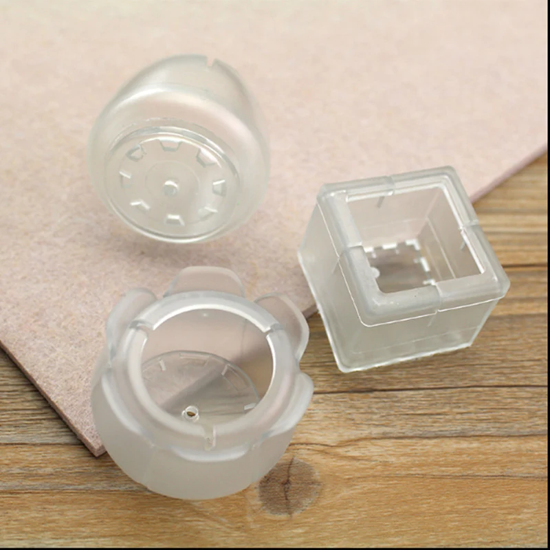 16 Cái/lốc Bàn Ghế Chân Thảm Silicon chống trơn trượt Bàn Ghế Chân Mũ Bảo Vệ Chân Nắp Đáy Miếng Lót Gỗ tầng Bảo Vệ