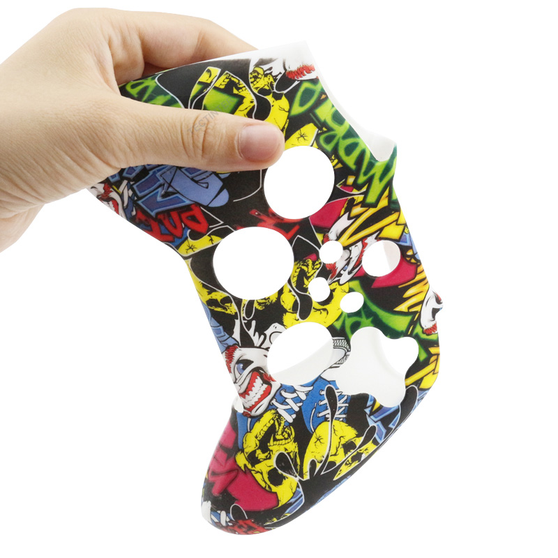 Capa de silicone macio para xbox série x/s, acessórios de controle, capa protetora de borracha, tampa de polegar, capa de joystick