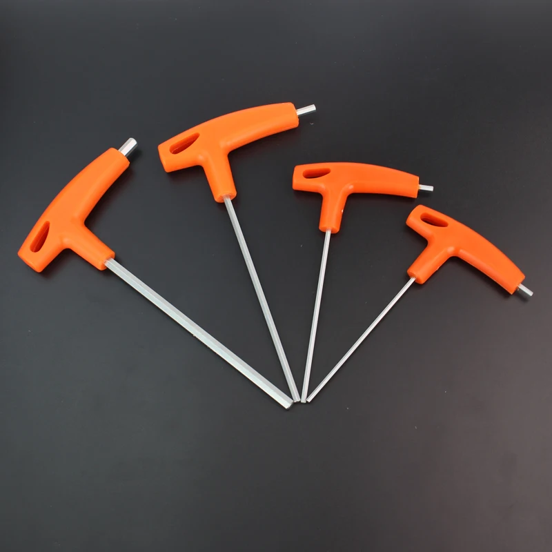 Llave hexagonal plana/de bola de 2/2, 5/3/4/5/6/8/10mm, herramienta de mano, llave hexagonal con mango en T, llave hexagonal con extremo de bola, llave hexagonal Allen