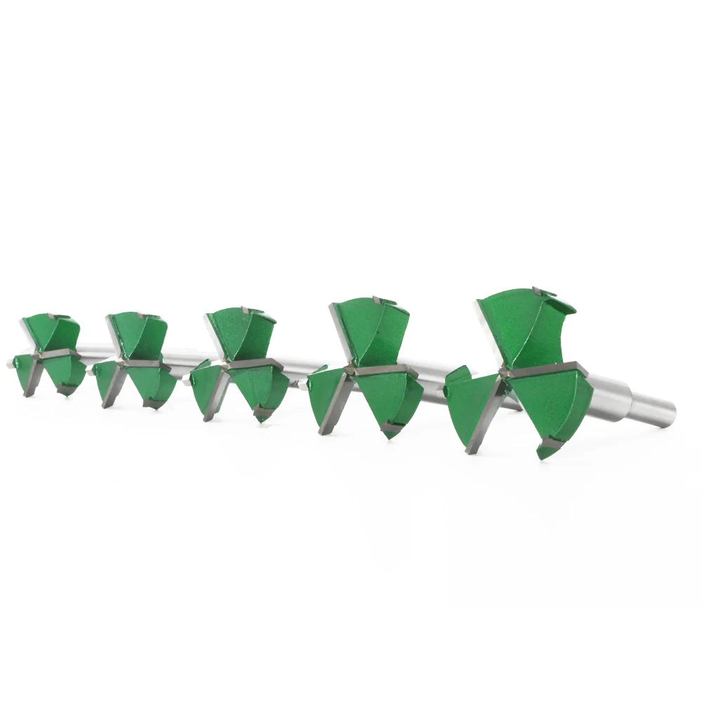 1 Chiếc 35-70Mm 3 Răng Forstner Đầu Dụng Cụ Làm Rau Cau Lỗ Cưa Cắt Bản Lề Nhàm Chán Khoan Tròn vỏ Hợp Kim Vonfram Dao Cắt