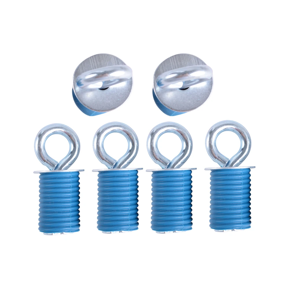 Para Polaris RZR 4pcs/8pcs/6pcs/set Amarrar Âncora Amarrar Âncoras Azul 570 900 ZR S 900 800 1000 XP Sportsman 110 400 450
