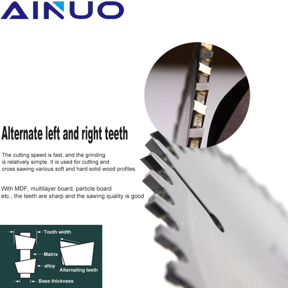 10 Inch Lưỡi Cưa Tròn Cưa Gỗ Đĩa Cắt Gỗ Cắt Nhôm Với 16/20Mm Vòng Nhẫn