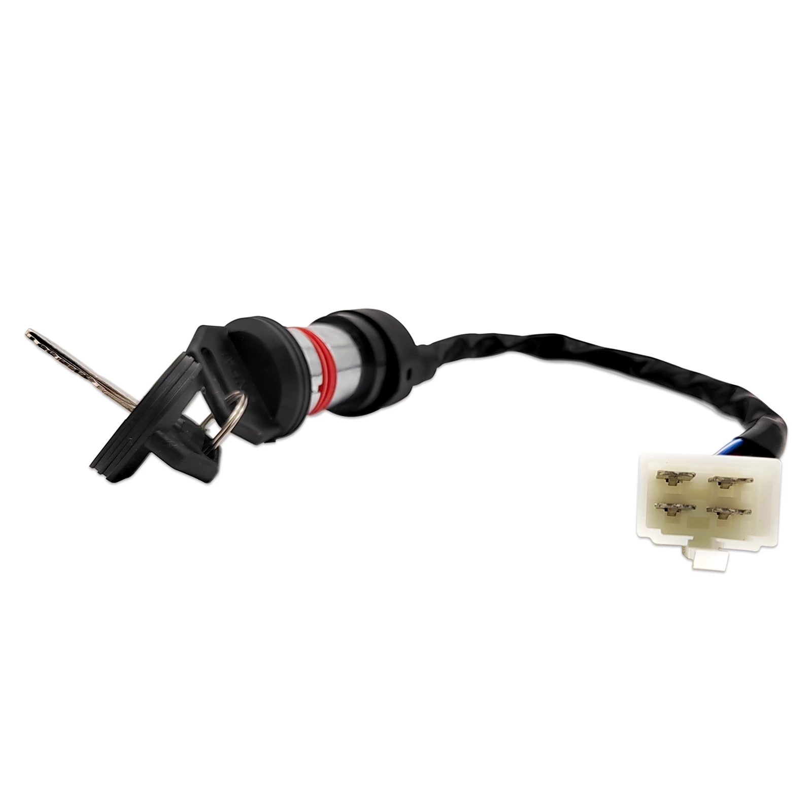 Cerradura de interruptor de llave de encendido, 4 cables para Linhai LH 250 250cc 260 260cc 300 300cc 400 400cc ATV UTV piezas