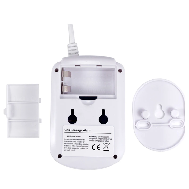 Độc Lập Co Máy, Máy Dò Báo Ga Cảm Biến Khí Mêtan Propane, Thiết Bị Báo Rò Rỉ Gas, phích Cắm EU LCD An Ninh