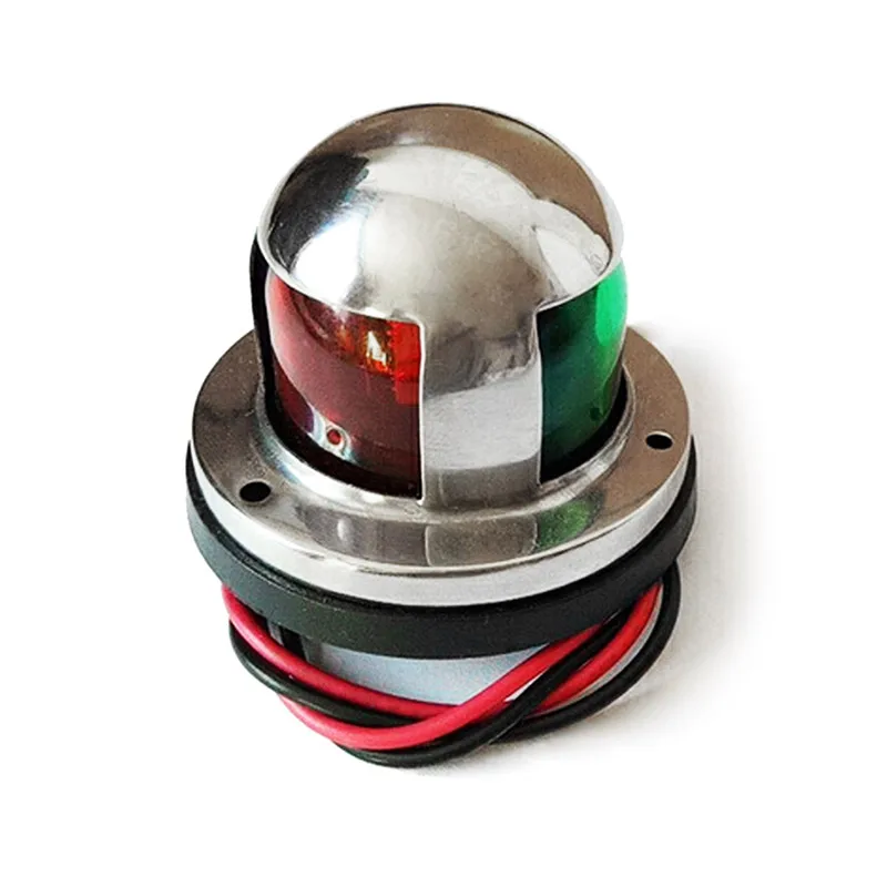 1 Chiếc SU304 Thuyền Dẫn Đường 12V 24V Mềm Du Thuyền Mạn Phải Và Cổng Xanh & Đỏ LED Chống Thấm Nước