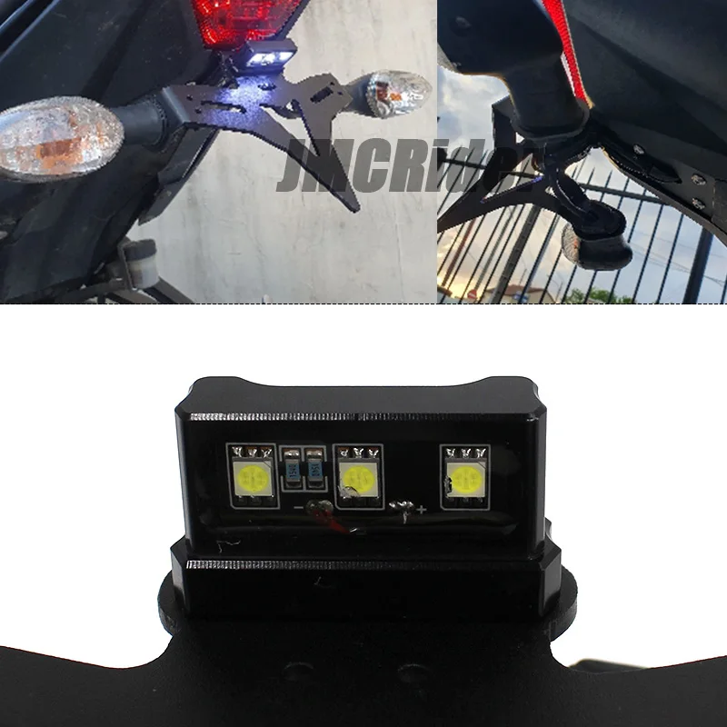 Dành Cho Xe Yamaha MT-07 MT 07 FZ-07 MT07 2013-2021 2014 2018 Xe Máy Biển Giá Đỡ Fender Eliminator Đăng Ký Chân Đế