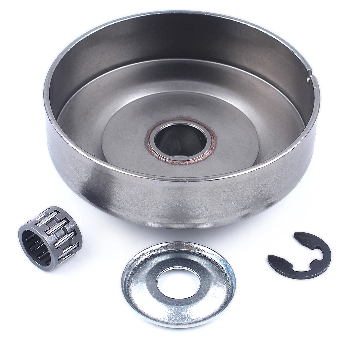 3/8 Độ 6T Ly Hợp Trống Con Quay Máy Giặt E-Kẹp Bộ STIHL 017 018 021 023 025 MS170 MS180 MS210 MS230 MS250 Máy Cưa Xích