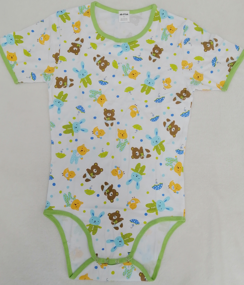 Hübscher Body mit Bärenmuster/Einteiler für Erwachsene/Abdl-Kleidung